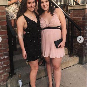 Free people black mini dress